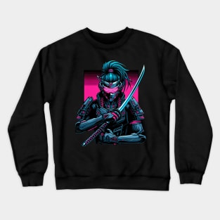 Cyberpunk Samurai Crewneck Sweatshirt